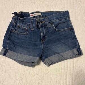 Levi's Kids Blue Denim Shorts